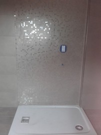 Duschrückwand mit Mosaikfliesen Marktheidenfeld